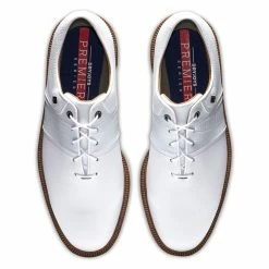 FootJoy Men's DryJoys Premiere Series Packard Golf Shoes -Golf Sales Store footjoy dryjoys premiere series packard golf shoes white 03 22189.1676576783