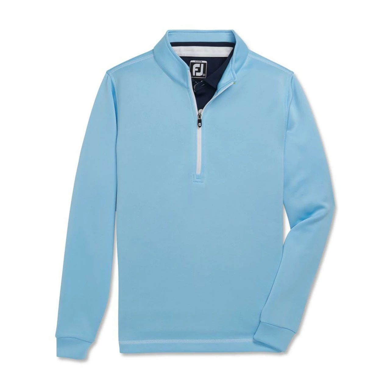 FootJoy Junior 1/2 Zip Midlayer With Contrast Stitch 3 FootJoy Junior 1/2 Zip Midlayer With Contrast Stitch