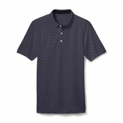 FootJoy Junior Golf Print Polo -Golf Sales Store footjoy junior golf print polo navy 01 95071.1676579727