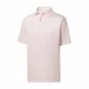 FootJoy Lisle Bead Chain Print Self Collar Polo