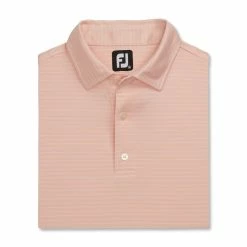 FootJoy Lisle Classic Pencil Stripe Polo -Golf Sales Store footjoy lisle classic pencil stripe polo quartz pink white 04 08477.1673902595