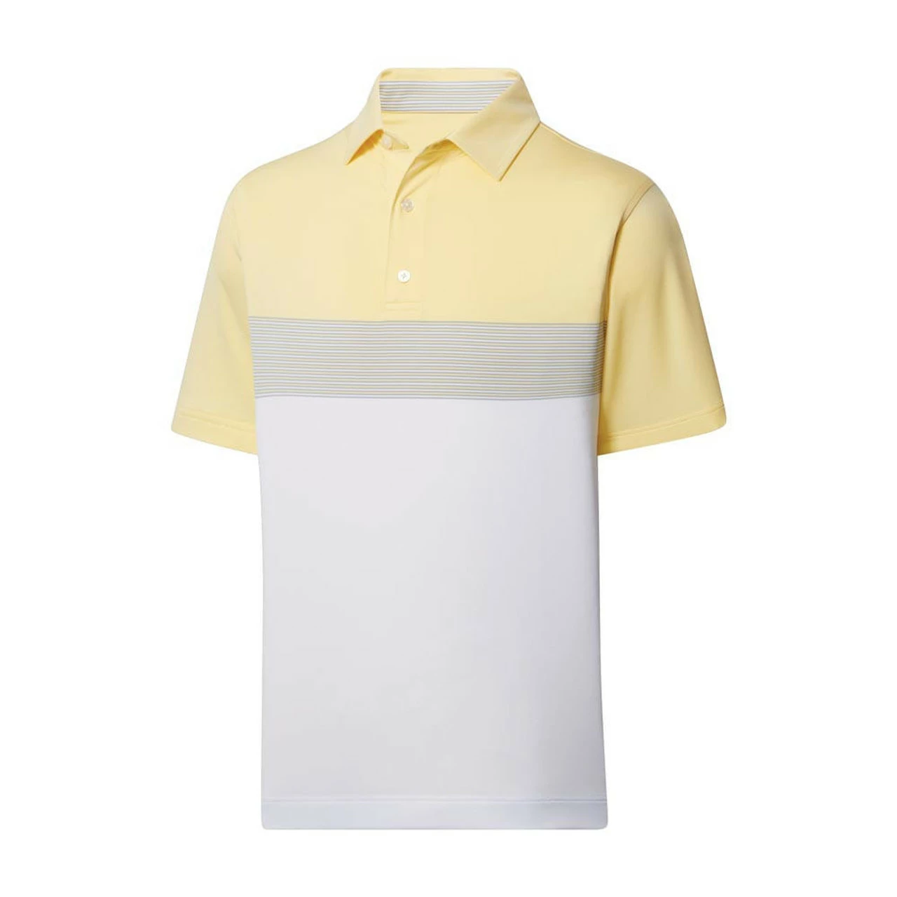 FootJoy Lisle Color Block Self Collar Polo - Image 4