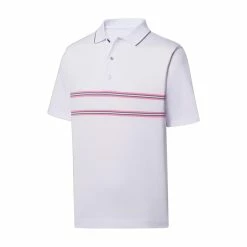 FootJoy Lisle Double Bend Knit Collar Polo -Golf Sales Store footjoy lisle double bend knit collar polo white 01 18950.1648733072