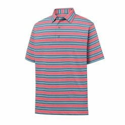 FootJoy Lisle Traditional Stripe Self Collar Polo