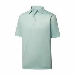 FootJoy Lisle ZigZag Print Self Collar Polo -Golf Sales Store footjoy lisle zigzag print self collar polo sage white 01 15319.1651501370