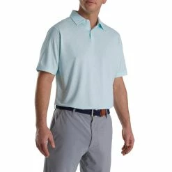FootJoy Paint Splatter Print Lisle Self Collar Polo -Golf Sales Store footjoy paint splatter print lisle self collar polo azure white 01 67286.1673905455