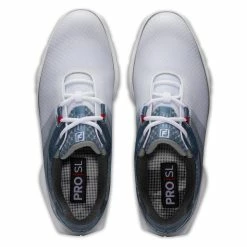 FootJoy Men's Pro SL Sport Golf Shoes -Golf Sales Store footjoy pro sl sport golf shoes white blue fog 03 69203.1676579989