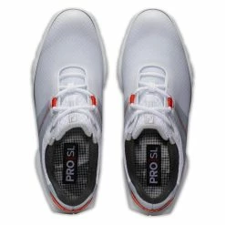 FootJoy Men's Pro SL Sport Golf Shoes -Golf Sales Store footjoy pro sl sport golf shoes white orange 03 41808.1676587305