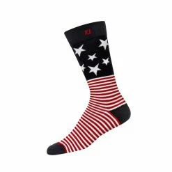 FootJoy ProDry Patriotic Crew Sock -Golf Sales Store footjoy prodry patriotic crew sock stars stripes 01 92967.1633024914