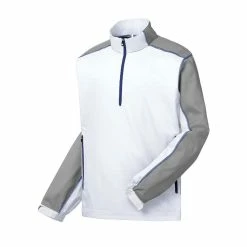 FootJoy Sport Windshirt -Golf Sales Store footjoy sport windshirt white grey royal 01 70111.1646236671