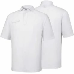 FootJoy Spun Poly Chest Pocket Polo - Self Collar - Closeout 10 FootJoy Spun Poly Chest Pocket Polo - Self Collar - Closeout -Golf Sales Store footjoy spun poly chest pocket polo self collar white 01 92767.1632420481