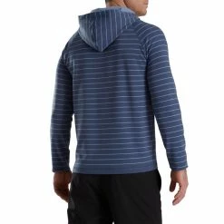 FootJoy Striped Hoodie -Golf Sales Store footjoy striped hoodie bluestone denim 02 19190.1673902576