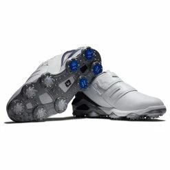 FootJoy Men's Tour Alpha Dual BOA Golf Shoes -Golf Sales Store footjoy tour alpha dual boa golf shoes white navy gray 06 16044.1642002992