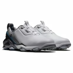 FootJoy Men's Tour Alpha Golf Shoes -Golf Sales Store footjoy tour alpha golf shoes white gray blue 05 54387.1667846566