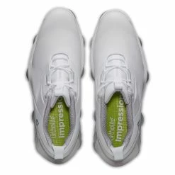 FootJoy Men's Tour Alpha Golf Shoes -Golf Sales Store footjoy tour alpha golf shoes white gray lime 03 94853.1667846566