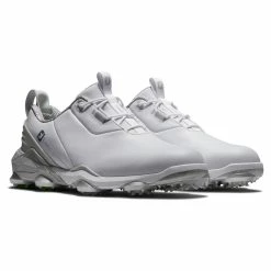 FootJoy Men's Tour Alpha Golf Shoes -Golf Sales Store footjoy tour alpha golf shoes white gray lime 05 62631.1667846566