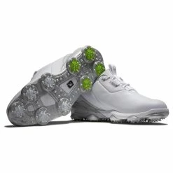 FootJoy Men's Tour Alpha Golf Shoes -Golf Sales Store footjoy tour alpha golf shoes white gray lime 06 15495.1667846566