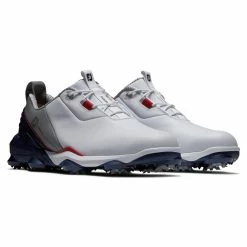 FootJoy Men's Tour Alpha Golf Shoes -Golf Sales Store footjoy tour alpha golf shoes white navy 05 16073.1667846823