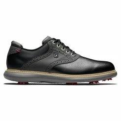 FootJoy Men's Traditions Golf Shoes -Golf Sales Store footjoy traditions golf shoes black gray 01 84967.1668608798