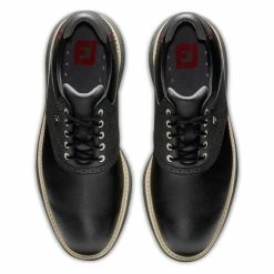 FootJoy Men's Traditions Golf Shoes -Golf Sales Store footjoy traditions golf shoes black gray 03 88254.1668608834