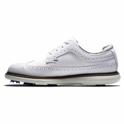 FootJoy Men's Traditions Golf Shoes -Golf Sales Store footjoy traditions golf shoes white gray navy 02 51524.1668608792