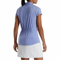 FootJoy Women's Cap Sleeve Tonal Stripe Polo 15 FootJoy Women's Cap Sleeve Tonal Stripe Polo -Golf Sales Store footjoy womens cap sleeve tonal stripe polo violet 02 81407.1673907046