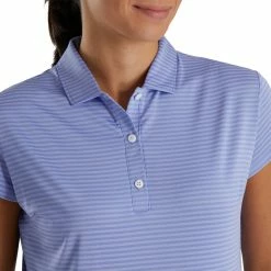 FootJoy Women's Cap Sleeve Tonal Stripe Polo 16 FootJoy Women's Cap Sleeve Tonal Stripe Polo -Golf Sales Store footjoy womens cap sleeve tonal stripe polo violet 03 58572.1673899417