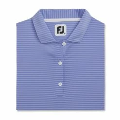 FootJoy Women's Cap Sleeve Tonal Stripe Polo 17 FootJoy Women's Cap Sleeve Tonal Stripe Polo -Golf Sales Store footjoy womens cap sleeve tonal stripe polo violet 04 67376.1673904291