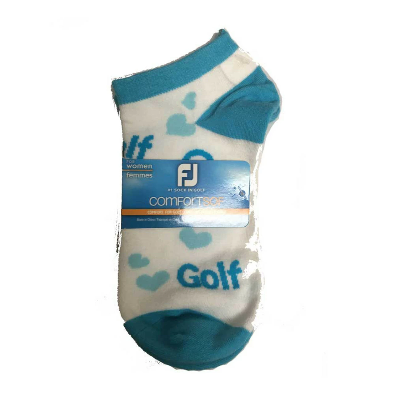 FootJoy Women's ComfortSof Low Cut Heart Print Fashion Sock 3 FootJoy Women's ComfortSof Low Cut Heart Print Fashion Sock