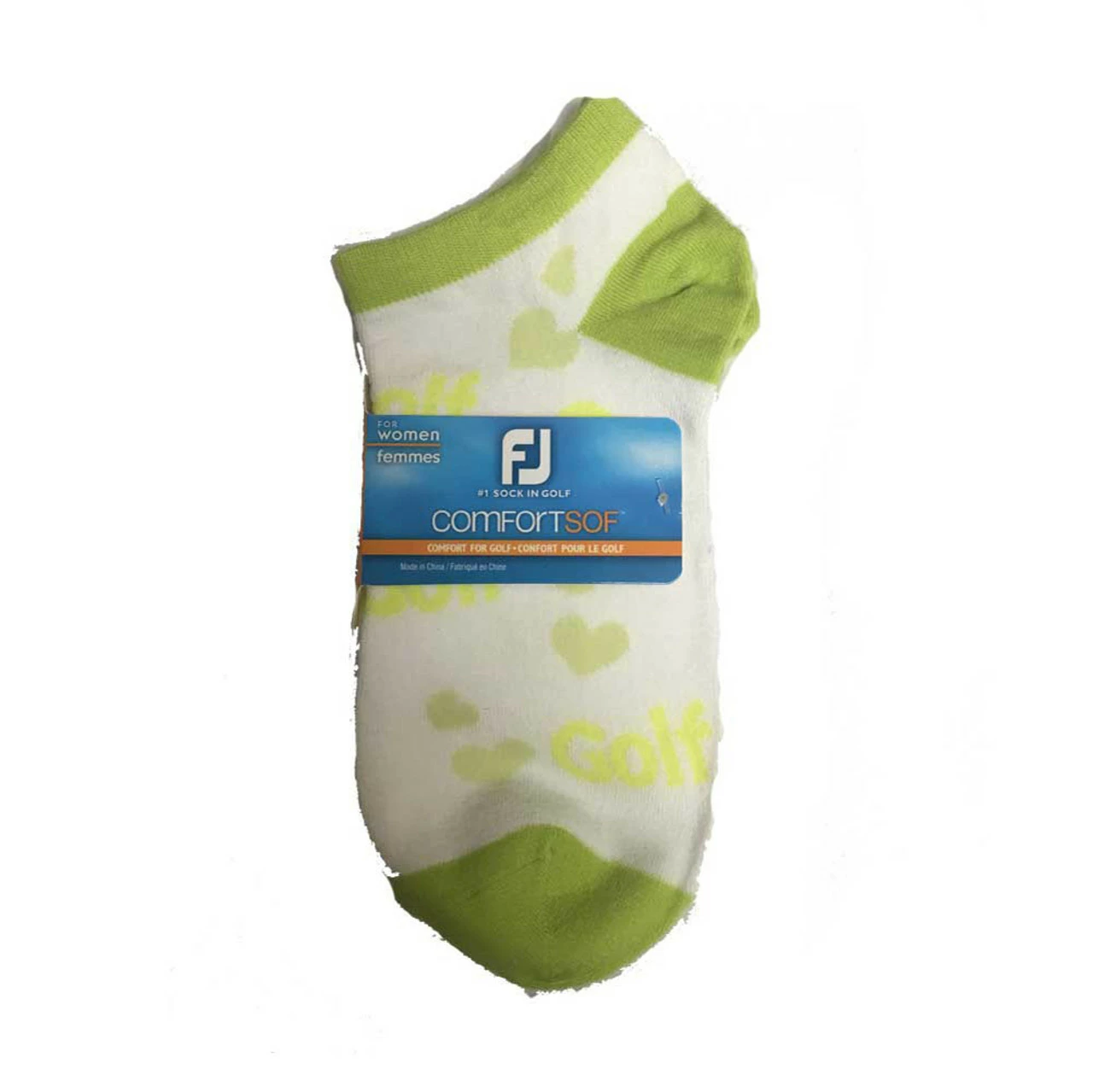 FootJoy Women's ComfortSof Low Cut Heart Print Fashion Sock 4 FootJoy Women's ComfortSof Low Cut Heart Print Fashion Sock - Image 2