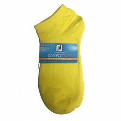 FootJoy Women's ComfortSof Low Cut Solid Print Fashion Sock -Golf Sales Store footjoy womens comfortsof low cut solid print fashion sock yellow 01 00649.1671655143