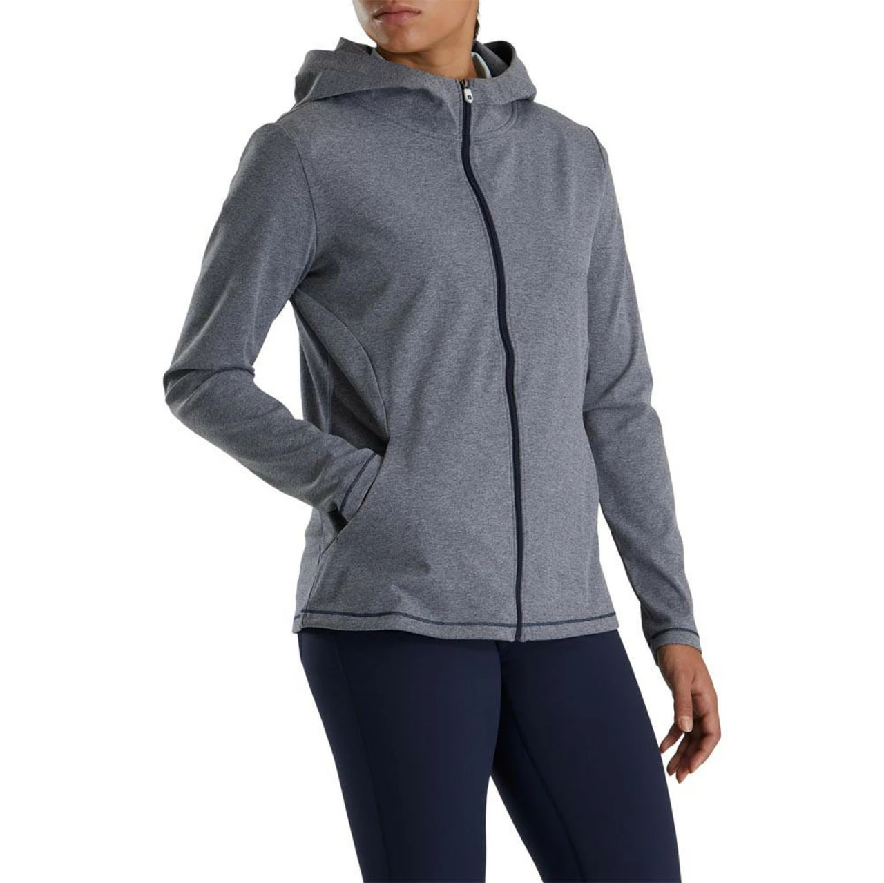 FootJoy Women's Full-Zip Hoodie 6 FootJoy Women's Full-Zip Hoodie - Image 4