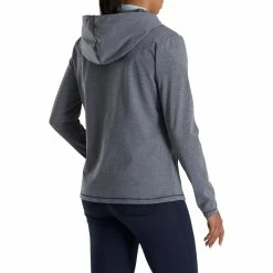 FootJoy Women's Full-Zip Hoodie 23 FootJoy Women's Full-Zip Hoodie -Golf Sales Store footjoy womens full zip hoodie navy heather 03 94473.1676593617