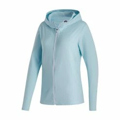FootJoy Women's Full-Zip Hoodie 27 FootJoy Women's Full-Zip Hoodie -Golf Sales Store footjoy womens full zip hoodie sky heather 01 18040.1676590956