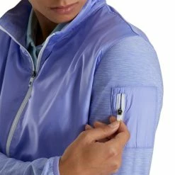 FootJoy Women's Full-Zip Space Dye Mid-Layer -Golf Sales Store footjoy womens full zip space dye mid layer violet 04 29228.1676594793