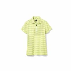 FootJoy Women's Heather Stripe Polo -Golf Sales Store footjoy womens heather stripe polo citrus 01 60568.1631901194