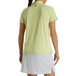 FootJoy Women's Heather Stripe Polo -Golf Sales Store footjoy womens heather stripe polo citrus 03 97080.1631901194