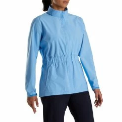 FootJoy Women's HydroLite Rain Jacket 22 FootJoy Women's HydroLite Rain Jacket -Golf Sales Store footjoy womens hydrolite rain jacket blue 02 19690.1673901624
