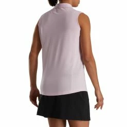 FootJoy Women's Open Placket Sleeveless Polo -Golf Sales Store footjoy womens open placket sleeveless polo pink 02 09981.1673285466