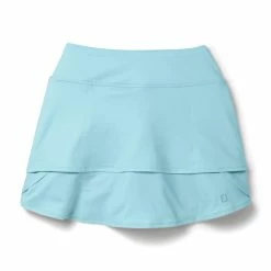 FootJoy Women's Performance Layered Skort 20 FootJoy Women's Performance Layered Skort -Golf Sales Store footjoy womens performance layered skort sky 01 37119.1676591326