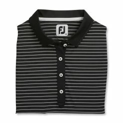 FootJoy Women's Sleeveless Pinstripe Polo -Golf Sales Store footjoy womens sleeveless pinstripe polo black 05 04733.1633122943