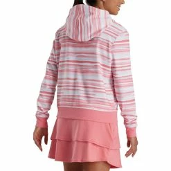 FootJoy Women's Watercolor Pullover Hoodie -Golf Sales Store footjoy womens watercolor pullover hoodie bright coral 03 04059.1676591329