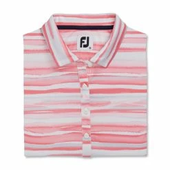FootJoy Women's Watercolor Sleeveless Polo -Golf Sales Store footjoy womens watercolor sleeveless polo bright coral 04 63971.1673903260