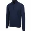 Greg Norman Performance Blend Lined 1/4 Zip Wind Sweater -Golf Sales Store greg norman performance blend lined 1 4 zip wind sweater navy 01 36483.1659043397