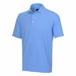 Greg Norman Protek Micro Pique Polo -Golf Sales Store greg norman protek micro pique polo blue stream 01 98138.1632427270