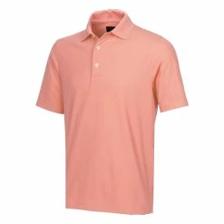 Greg Norman Protek Micro Pique Polo -Golf Sales Store greg norman protek micro pique polo peach 01 24079.1632427254