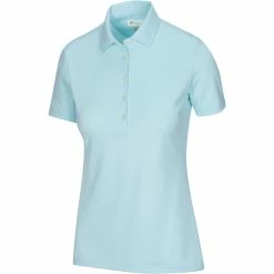 Greg Norman Women's Freedom Micro Pique Short Sleeve Polo -Golf Sales Store greg norman womens freedom micro pique short sleeve polo pure aqua 01 88684.1659043413