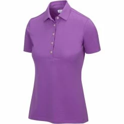 Greg Norman Women's Freedom Micro Pique Short Sleeve Polo -Golf Sales Store greg norman womens freedom micro pique short sleeve polo sugar plum 01 22400.1659043412