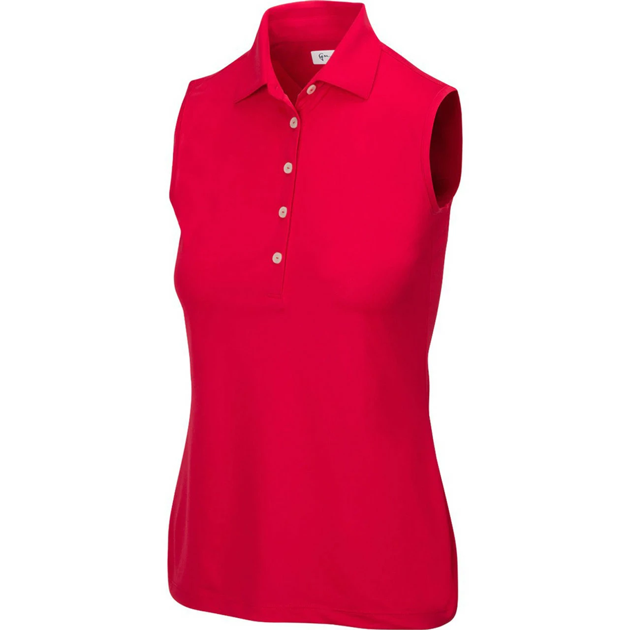 Greg Norman Women's Freedom Micro Pique Sleeveless Polo 4 Greg Norman Women's Freedom Micro Pique Sleeveless Polo - Image 2