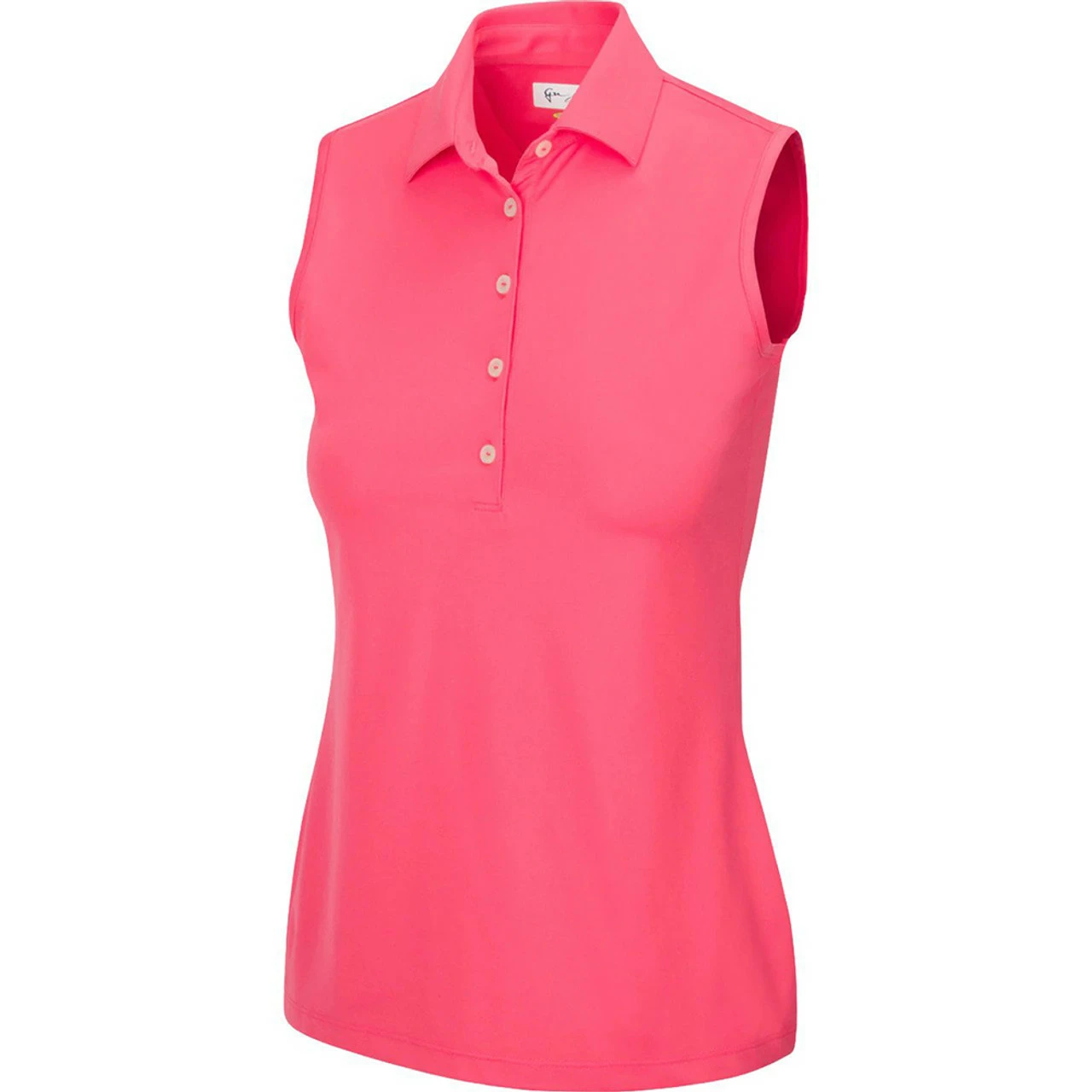 Greg Norman Women's Freedom Micro Pique Sleeveless Polo 5 Greg Norman Women's Freedom Micro Pique Sleeveless Polo - Image 3